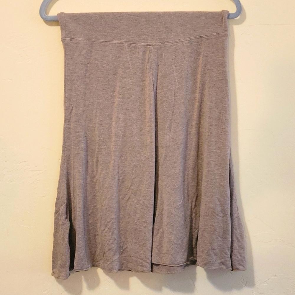 Soft neutral skirt